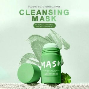 Organic Green Tea Mud Mask Stick: 30g Skincare Solution