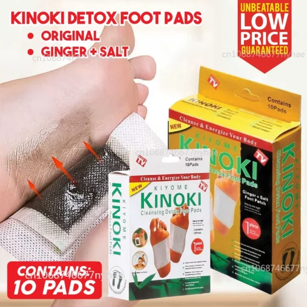KINOKI Detox Foot Patches - Toxin Remover