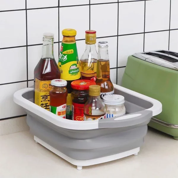Portable 3-in-1 Cutting Board Sink: Kitchen Organizer & Vegetable Filter