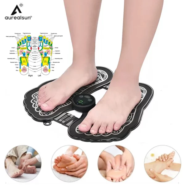 EMS Foot Massager Pad- Physiotherapy Aid for Optimal Health