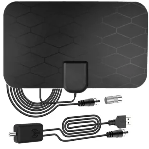 HDTV DVB-T2 Indoor Antenna - Long Range Amplifier