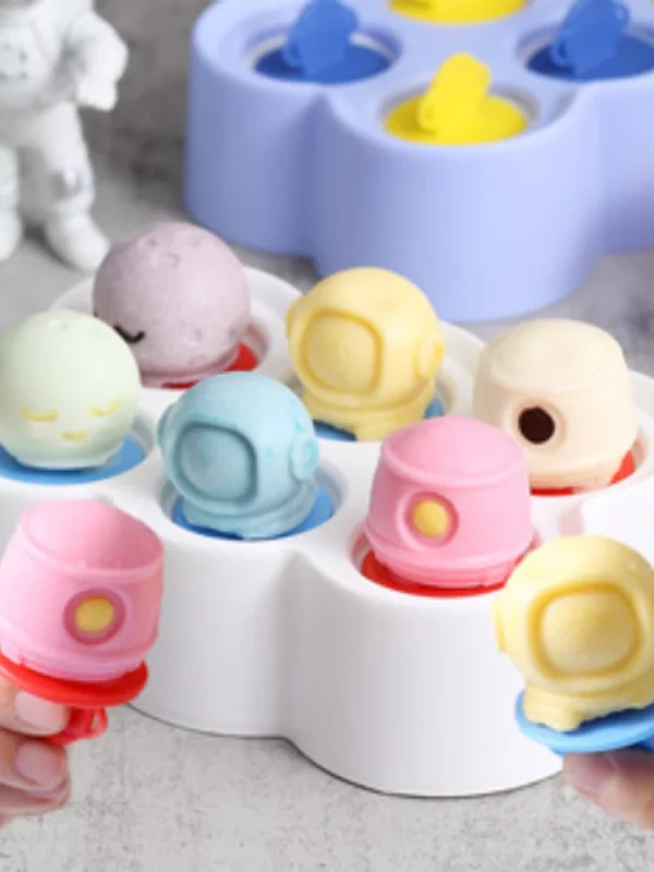 Kids DIY Ice Cream Popsicle Maker -Silicone Mold - Image 2