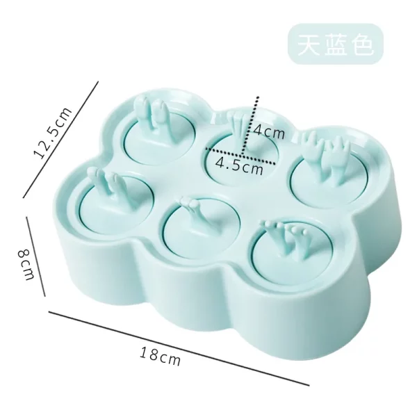 Kids DIY Ice Cream Popsicle Maker -Silicone Mold - Image 3