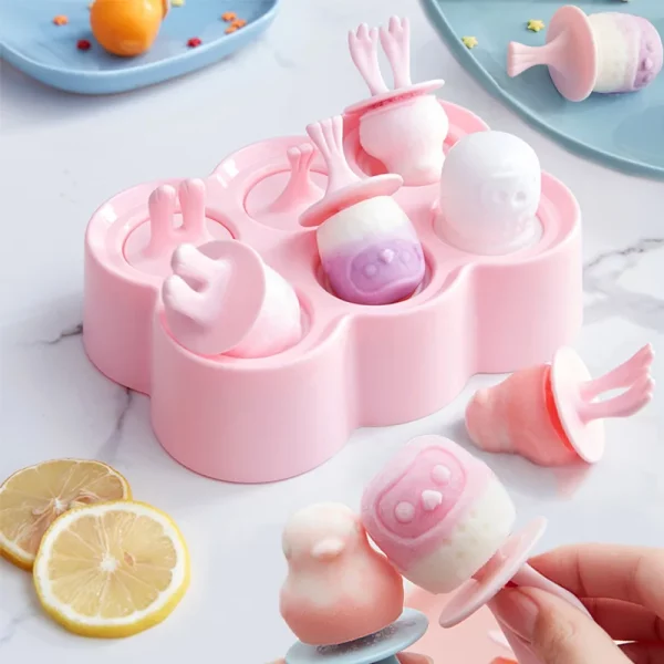 Ice Cream Popsicle Maker - Silicone Mold