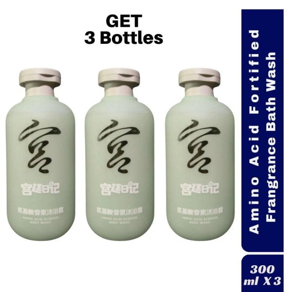 Amino Acid Fragranced Bath Wash - 300ML Skin-Nourishing Bath Wash, Botanical Body Wash, Fragranced Cleanser, Long-Lasting Perfume Body Wash