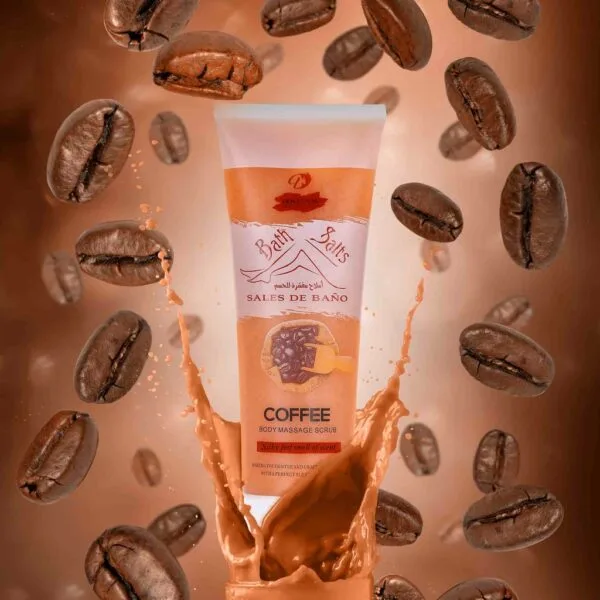 Dos Lunas Bath Salts Body Massage Scrub Coffee 380 mL - Image 2