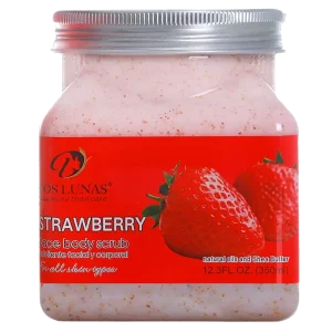 Dos Lunas Face & Body Scrub Strawberry 350 mL
