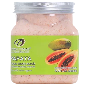 Dos Lunas Face & Body Scrub Papaya 350 mL