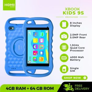 KIDS 9S -8" Kids Tablet -4GB+ 64GB ROM- 4000mAh - WI-FI/SIM