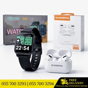 C29PRO Smartwatch + Riversong Airfly L5 Earbuds Bundle