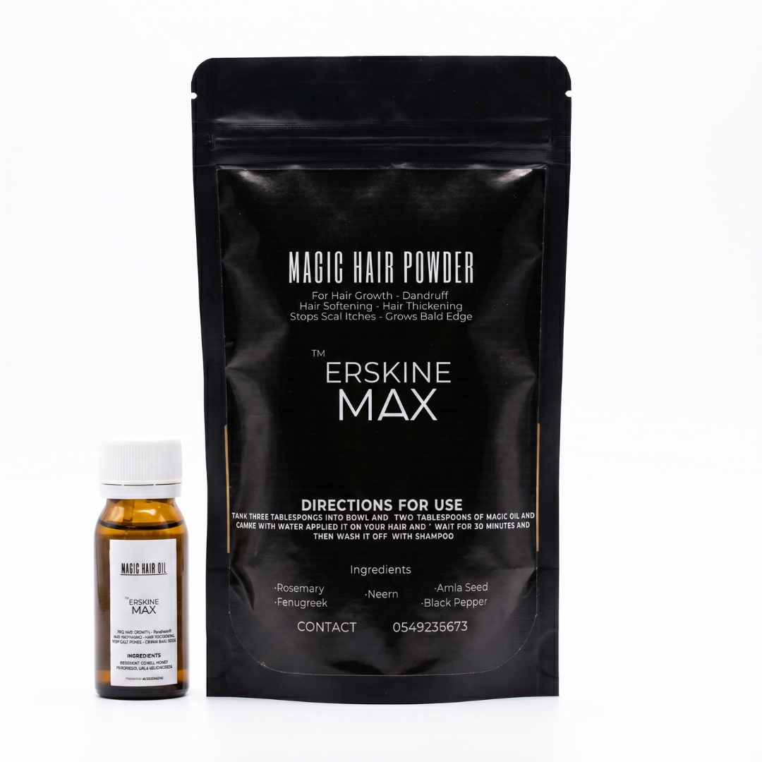 ERSKINE MAX Magic Hair Powder & Oil