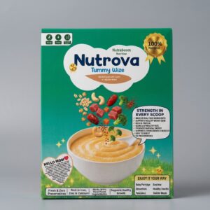 Nutraboom Nutrova Tummy Wize Cereal (450g) – Natural Baby Food with Real Fruit & Vegetables